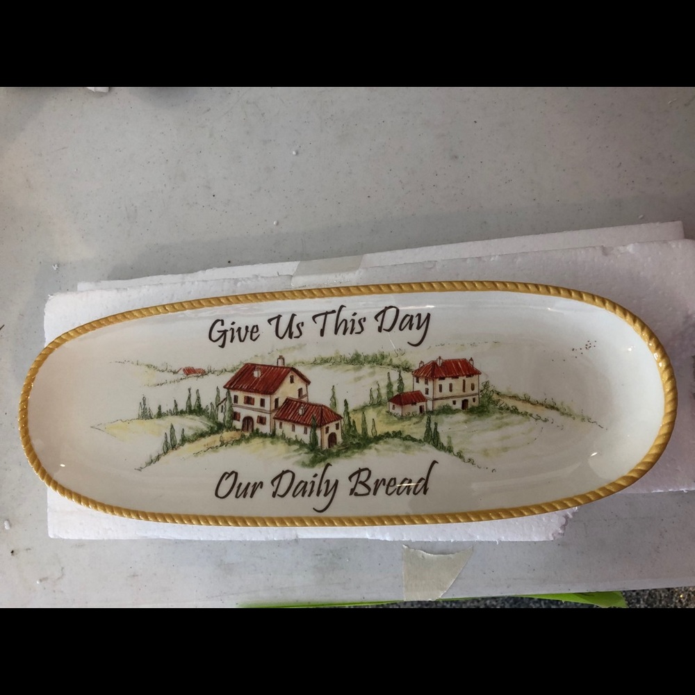Give Us This Day Our Daily Bread Tray